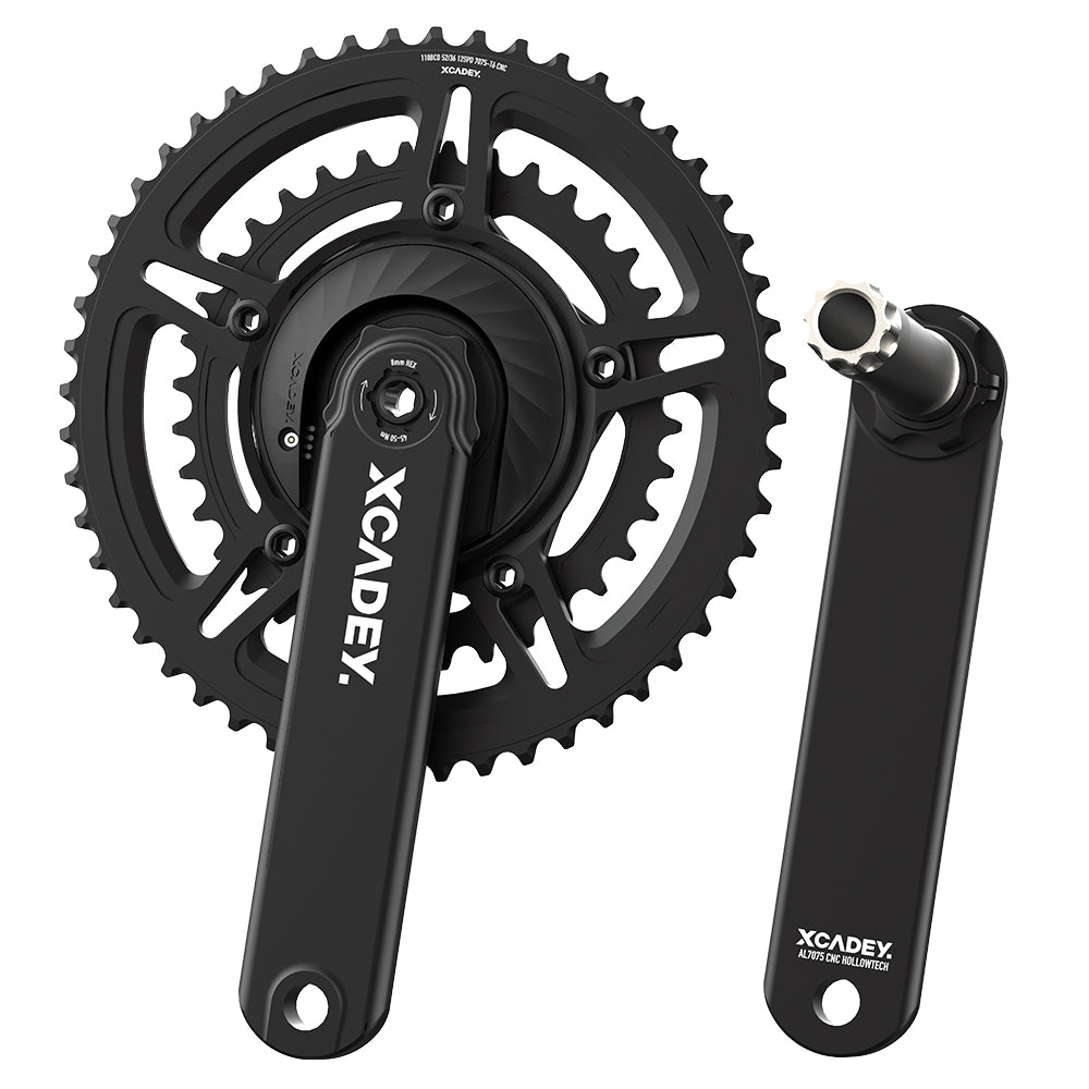 XCADEY XPOWER Spider Power Meter Bicycle Crankset for Road Bike