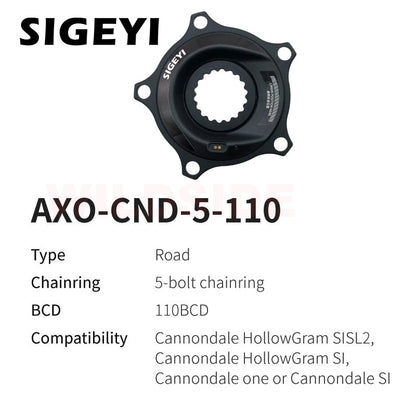 SIGEYI AXO Bicycle Spider Power Meter for Cannondale Road Bike Crankset