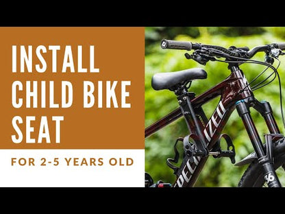 Front mounted child bicycle saddle mtb mountain bike seat