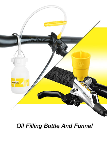 EZmtb bleed kit for bicycle hydraulic disc brake oil change tools