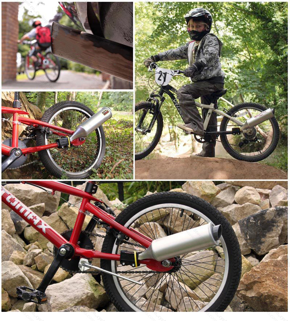 Kids Bike Children Bicycle Exhaust Motorcycle Sound System