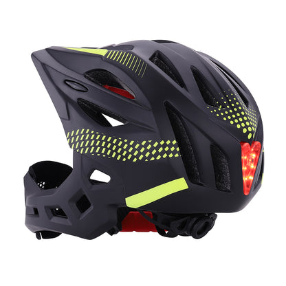 Full face kids bicycle helmet for child kids bike 5 - 10 year old