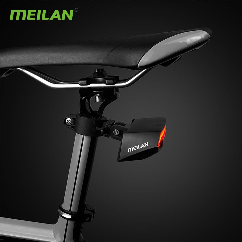 Meilan X5 Wireless Remote Control Bike Brake Light Bicycle Laser Light